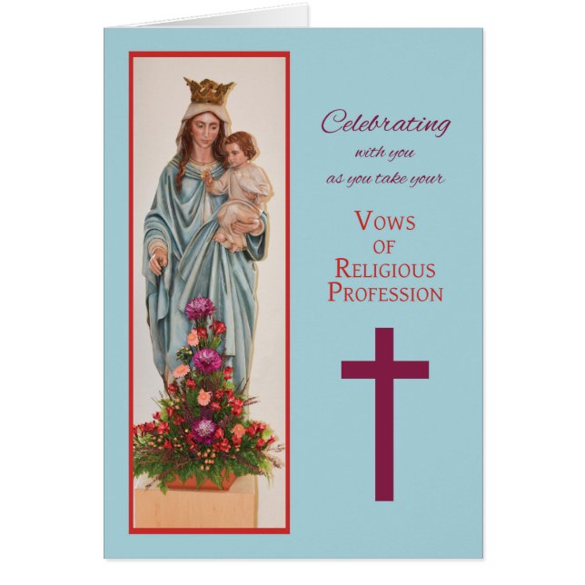 Vows, Nun, Mary Holding Baby Jesus mit Flo (Vorne)