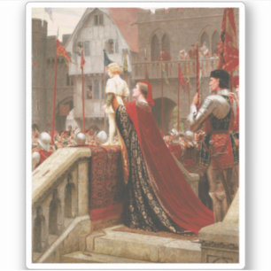 Vox Populi, c. 1904 von Edmund Blair Leighton Aufkleber