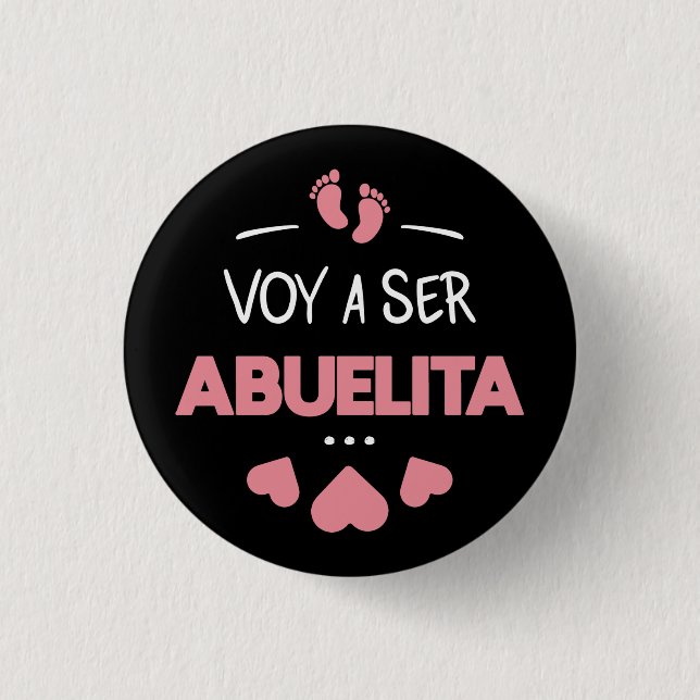 Voy a ser abuelita button (Vorderseite)