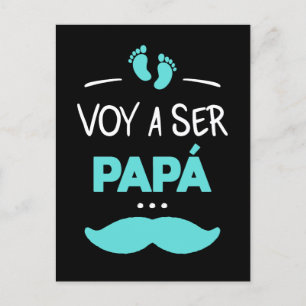 Voy a ser papa postkarte
