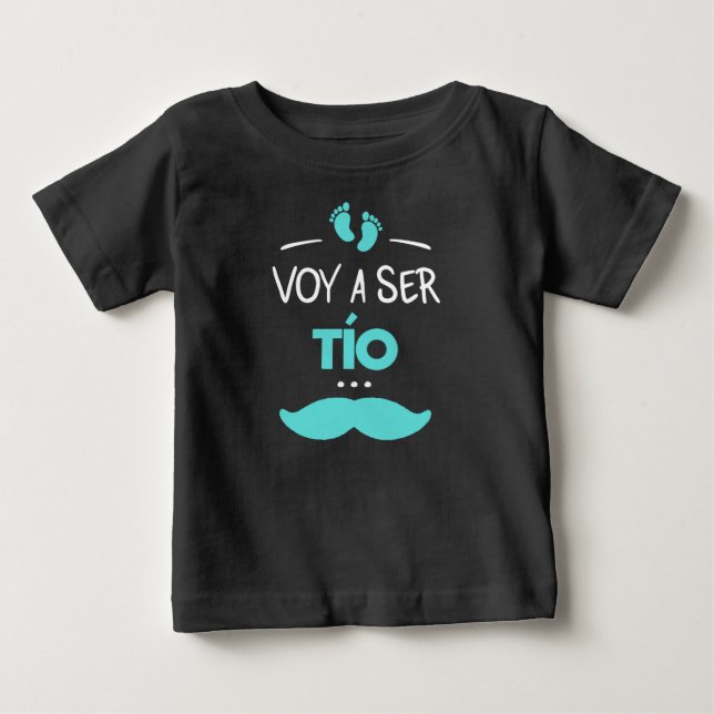 Voy a ser tio baby t-shirt (Vorderseite)
