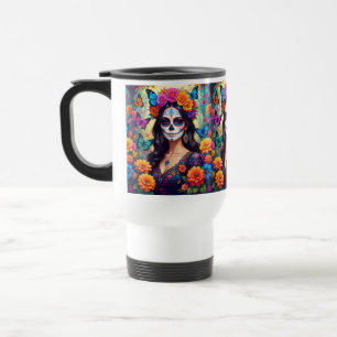 Voyage Belle Mug de crâne de sucre