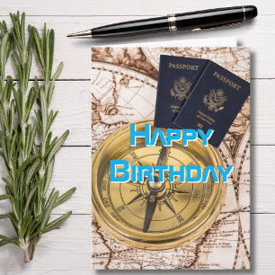 Voyage, Carte du monde, Passeports, Compass, Anniv