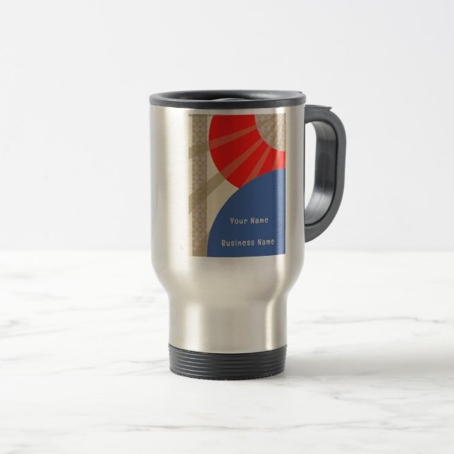 Voyage Conception abstraite de la Mug Travel (Devant droit)