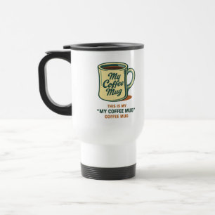 Voyage Conception de l'Humour de la Mug de café rétro