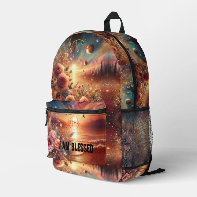 voyage dans le style Je suis béni sac à dos (Coin arrière droit)