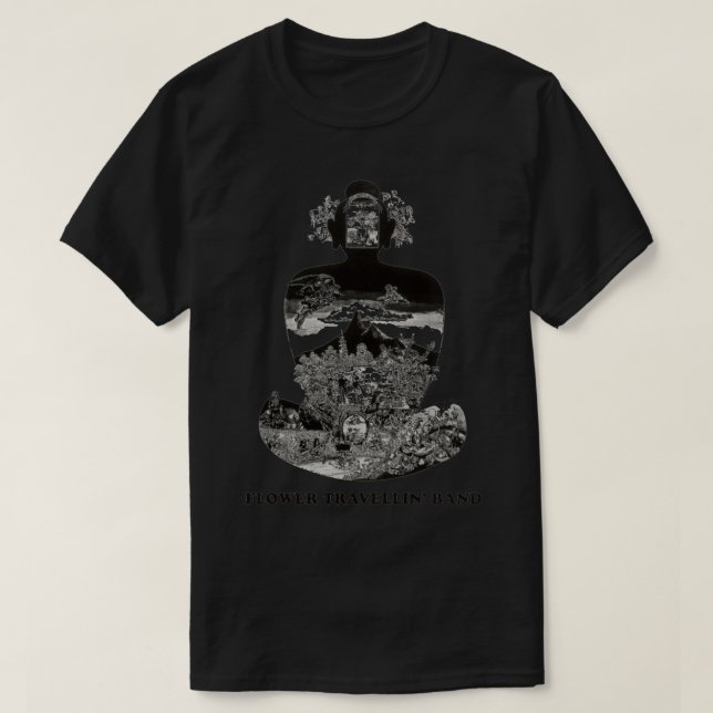 Voyage de fleurs &x27 ; Band T-shirt classique Sat (Design devant)