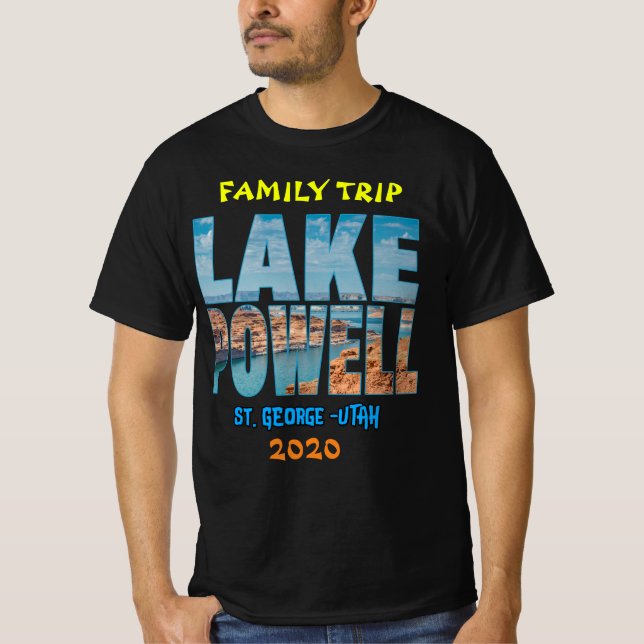Voyage de la famille Lake Powell Utah T-Shirt (Devant)