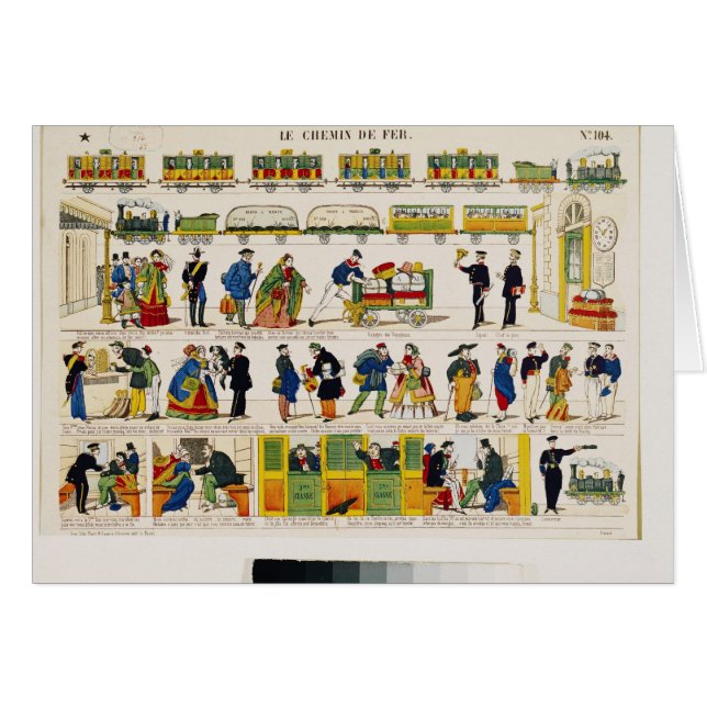 Voyage de rail, c.1850 (Devant horizontal)