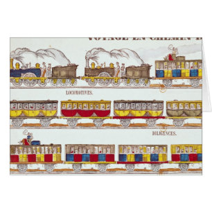 Voyage de rail en 1845