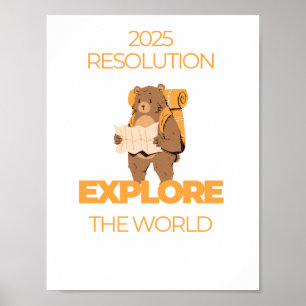 Voyage devis Explorer le monde Poster