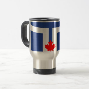 Voyage Drapeau de Toronto, Ontario Travel Mug