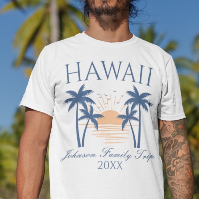 Voyage en famille Hawaii T-Shirt (Hawaii Family Vacation T-Shirt)