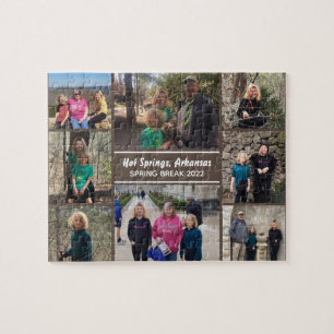 Voyage en famille Photo Collage Puzzle