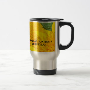 Voyage Félicitations Grand-mère ! Fleurs de Mug de Café d