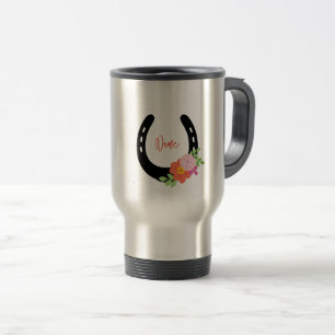 Voyage Fleurs de fer à cheval NOM Horse Barn Mug