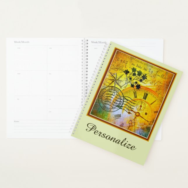 Voyage horaire personnalisé (Devant avec enveloppe)