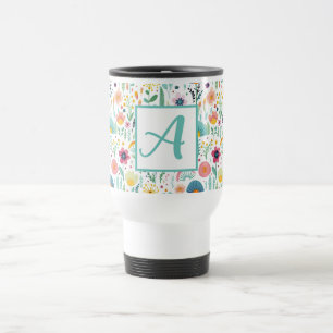 Voyage Jardin de fleurs géantes sur Mug blanc