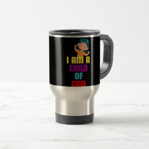 Voyage Je suis un enfant de DIEU Mug à deux tons