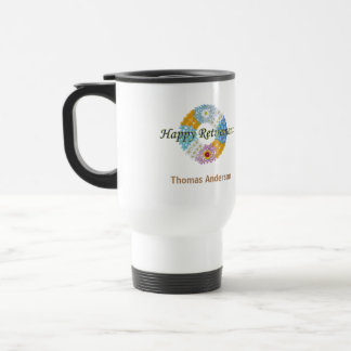 Voyage Joyeux cadeau de retraite à deux tons café Mug