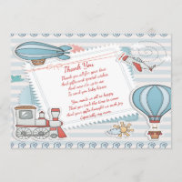 Voyage mignon thème bébé garçon douche Merci