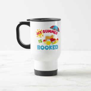 Voyage Mon Été Est Réservé Mug De Café À Deux Tons