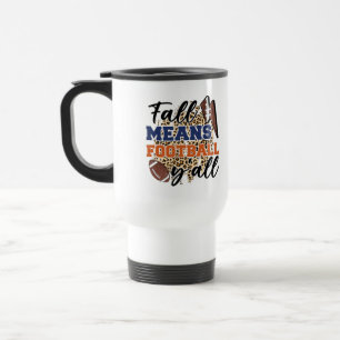 Voyage Moyens d'automne Mug de football  Jour de l'automn