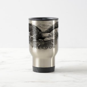 Voyage Mug de café de la LIBERTÉ américaine