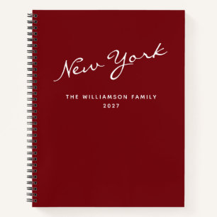 Voyage personnalisé Red Travel Journal