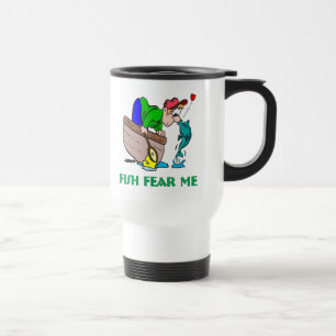 Voyage Poisson Craignez-moi drôle Mug de pêche