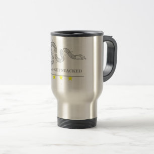 Voyage Rejoignez Ou Obtenez De La Mug Empilée