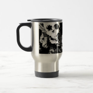 Voyage Spectres de crâne B&W Voyage/banlieue mug