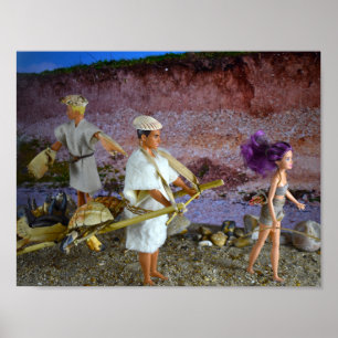 Voyage vers les terrains de chasse.  affiche