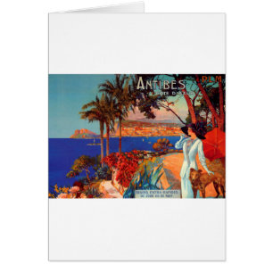 Voyage vintage d'Antibes Cote d'Azur