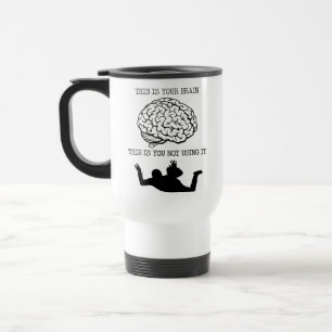 Voyage Votre Cerveau Après un Saut en Parachute Mug de Vo