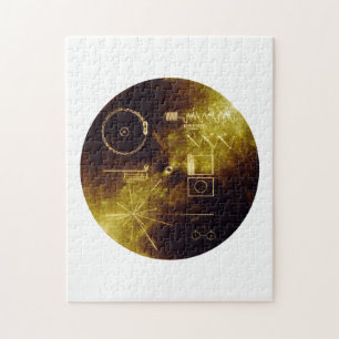 Voyager 1 + 2 Sounds von Earth Record Gold Cover