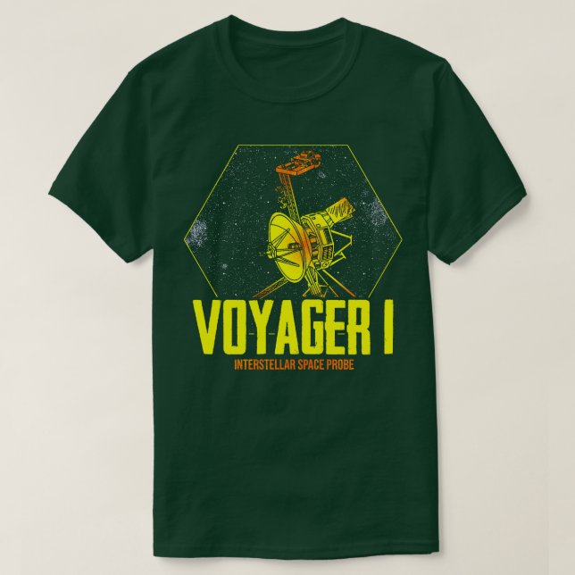Voyager 1 Interstellar Space Probe 11 T-Shirt (Design vorne)