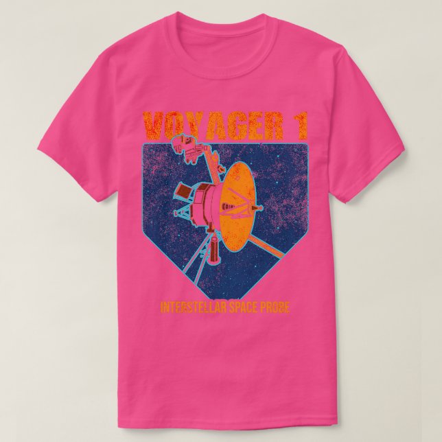 Voyager 1 Interstellar Space Probe 19 T-Shirt (Design vorne)