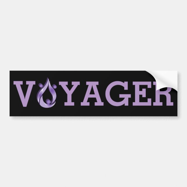 Voyager Autoaufkleber (Vorne)