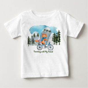 Voyager Avec Mon Ami Baby Fine Jersey T-Shirt
