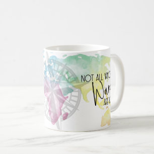 Voyager Aventure errer Pas Perdu Café Mug