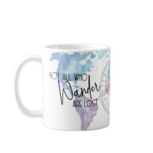 Voyager Aventure errer Pas Perdu Café Mug