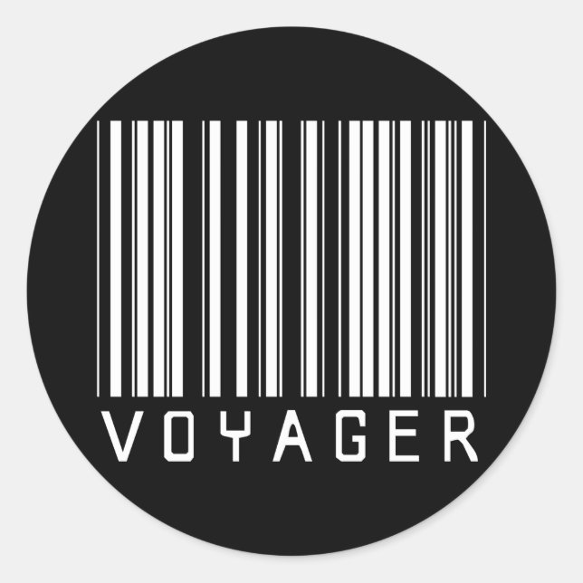 Voyager-Bar Runder Aufkleber (Vorderseite)