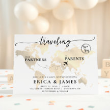 Voyager de Partenaires à Parents Carte Baby shower