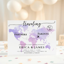 Voyager de Partenaires à Parents Carte Baby shower