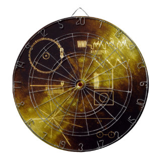 Voyager Golden Record Dartscheibe
