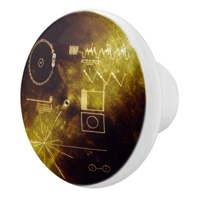 Voyager Golden Record Keramikknauf (Rechts)