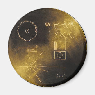 Voyager-goldene Aufzeichnung Magnet
