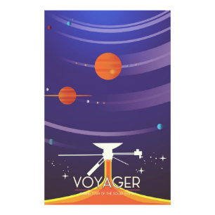 Voyager-großartiger Ausflug-Wissenschaftsplakat Fotodruck