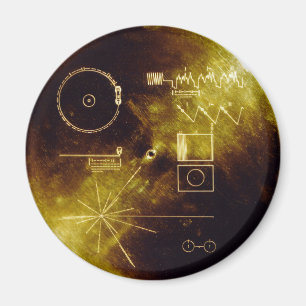 Voyager-Mitteilung Magnet